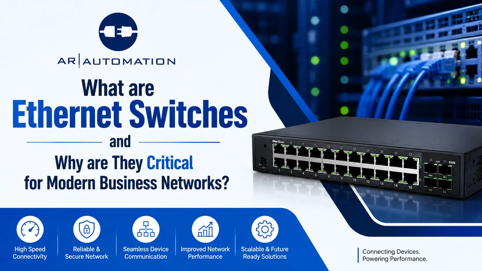 You are currently viewing What are Ethernet Switches and Why are They Critical for Modern Business Networks?