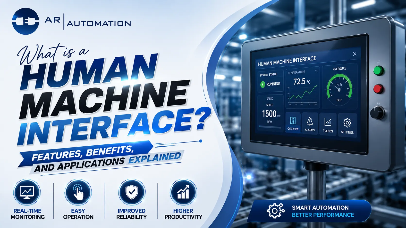 Read more about the article What is a Human Machine Interface? Features, Benefits, and Applications Explained